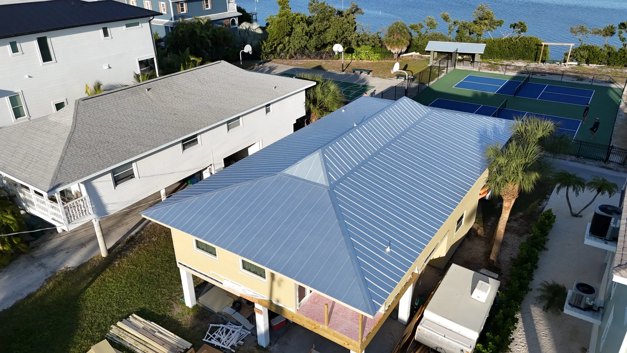 5V Crimp Metal Roof Replacement in Bradenton Beach